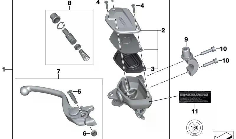 BMW Motorrad Handbremshebel