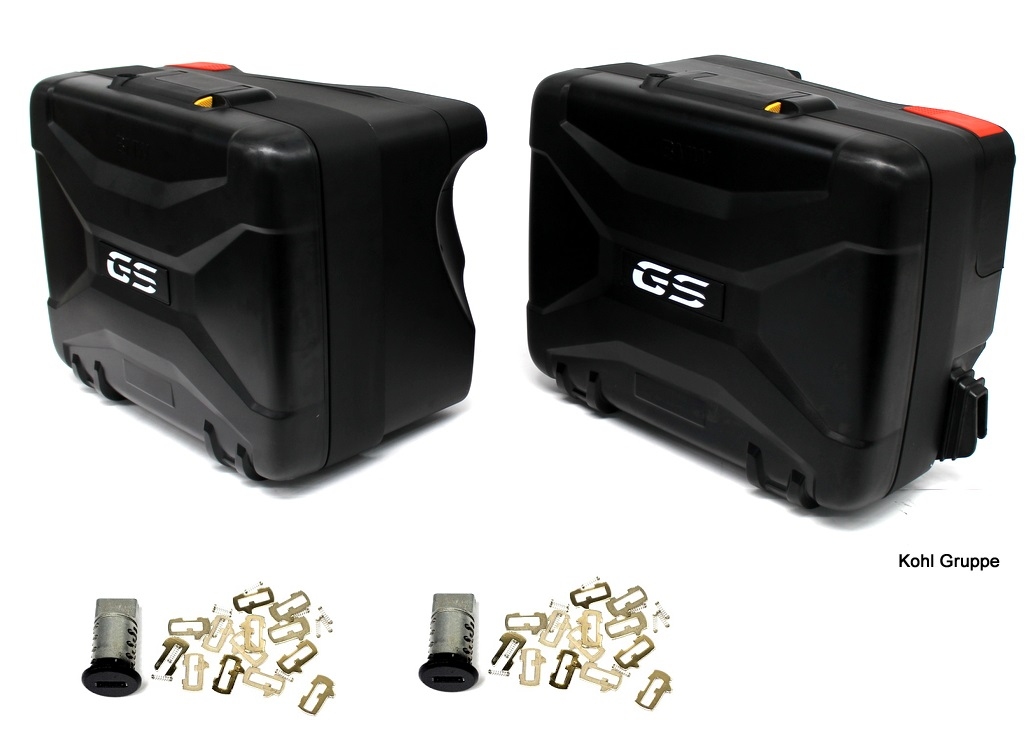 BMW Variokoffer Set schwarz inkl. Keyless Ride Schlösser F750GS F850GS