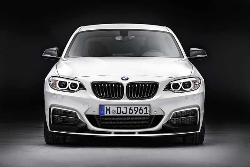 orig. BMW M Performance Frontspoiler Schwarz Matt 2er F22