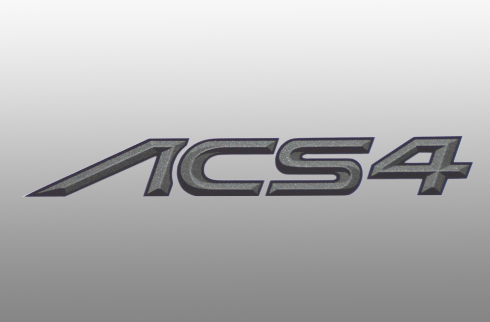 AC Schnitzer Typenbezeichnung Emblem Folie ACS4 für BMW