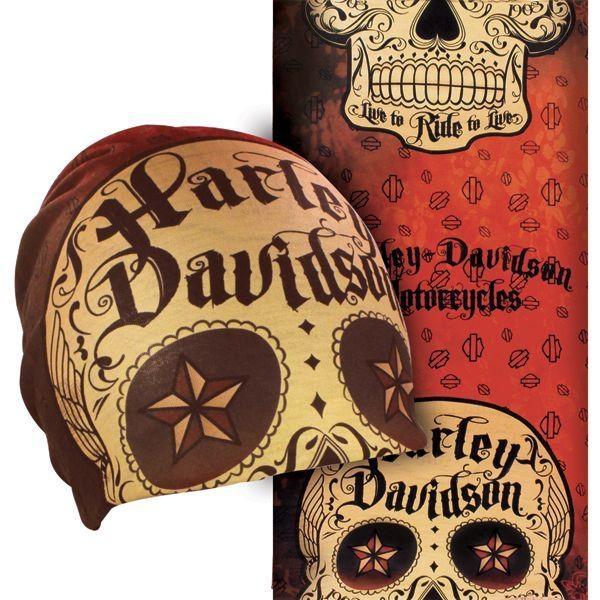 HD Harley Davidson MULTIFUNCTIONAL HEADWEAR "Sugar Skull"