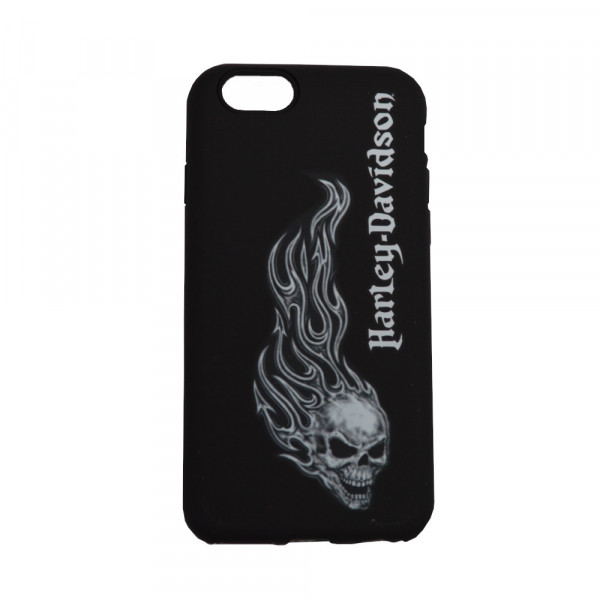 HD Iphone 6/6s Handyschale Hülle Silikon Flame Skull Design
