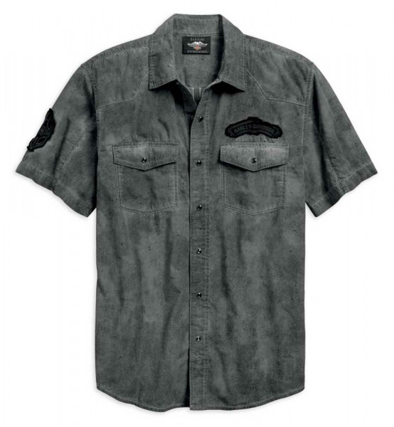 Herren Hemd Kurzarm Let's Ride Nickel | Harley-Davidson