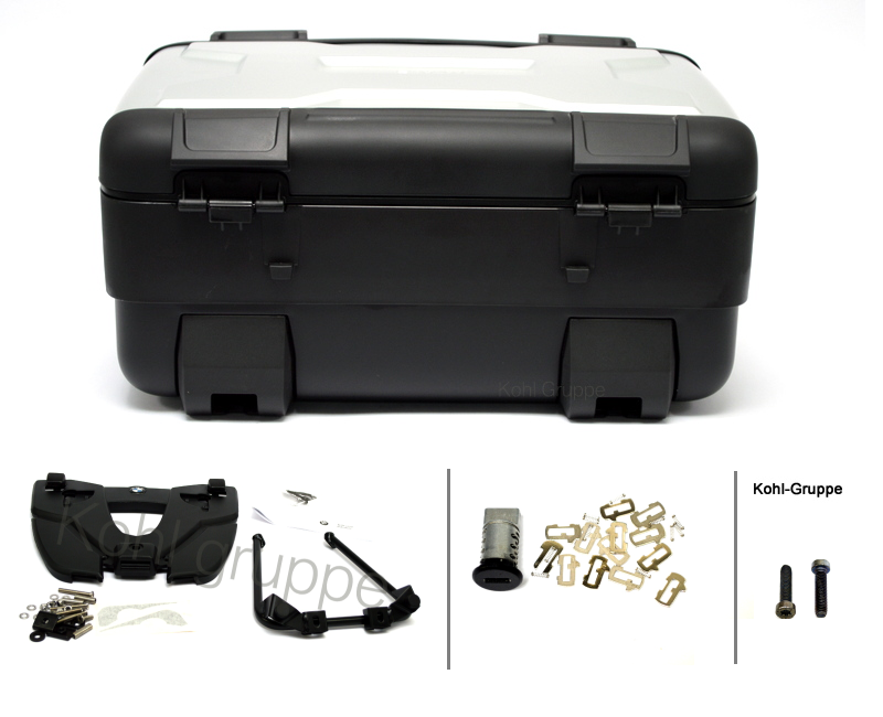 BMW R1200 GS K25 Vario Topcase mit Schloss codierbar und Tropcaseträger