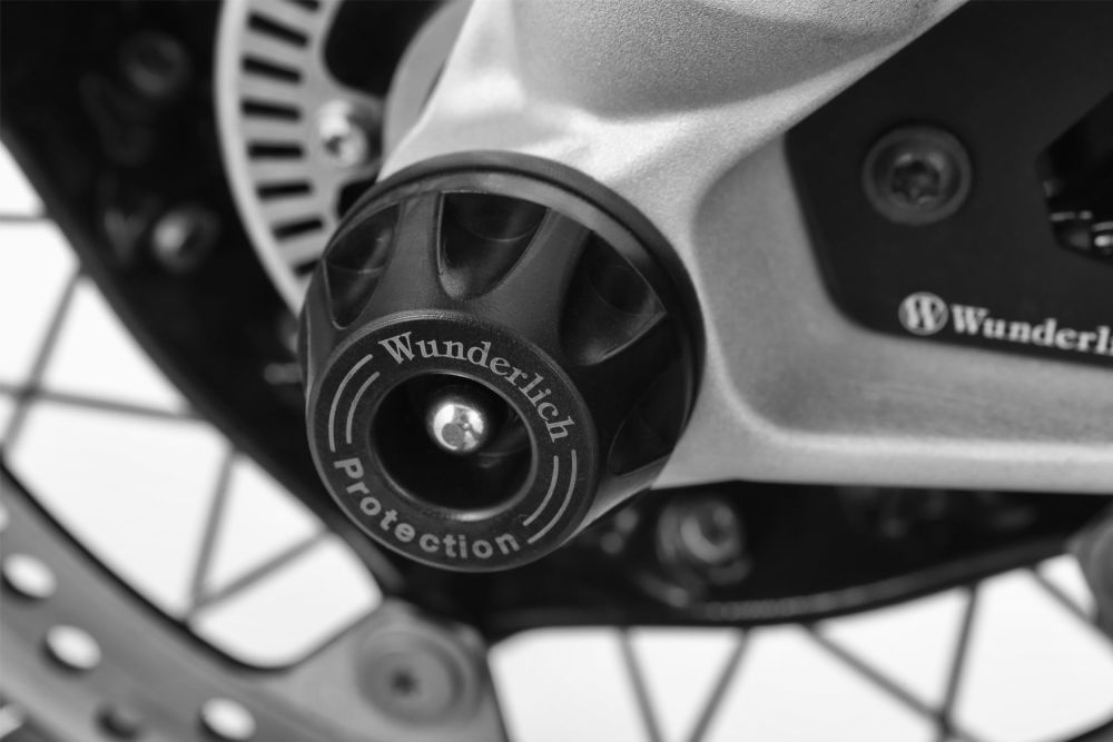 Wunderlich Achs-Schutzpads Doubleshock Vorne Schwarz K50/51 K52 K08/09
