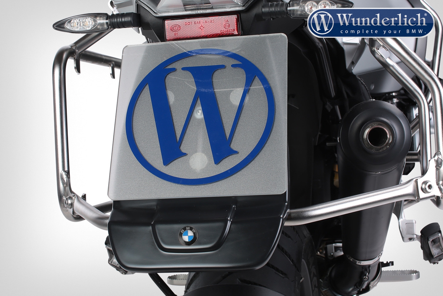 Wunderlich »EXTENDA FENDER« Hinterradabdeckung - BMW-Emblem - schwarz