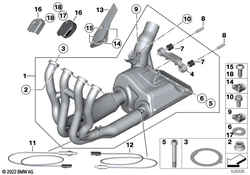 BMW Dichtung Abgaskrümmer