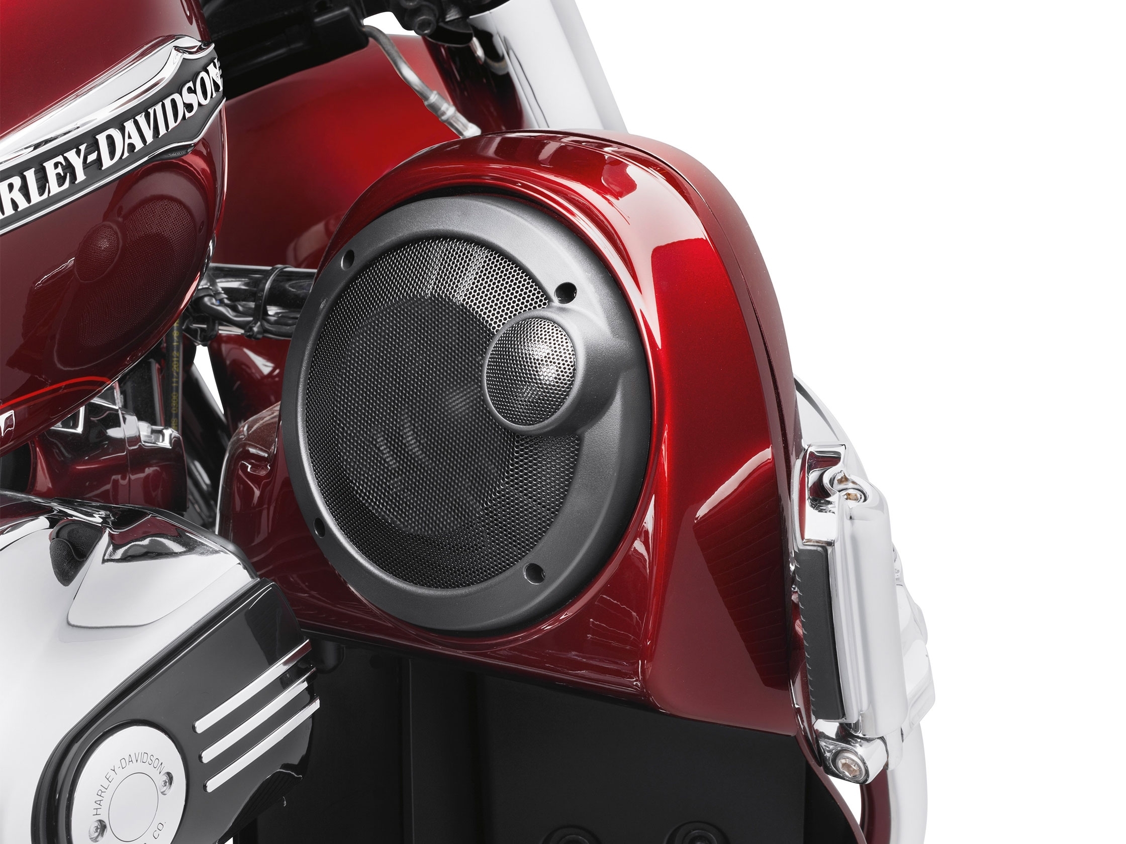 Boom! Audio Stage II LautsprecherKit — Beinschilde 76000353A Harley