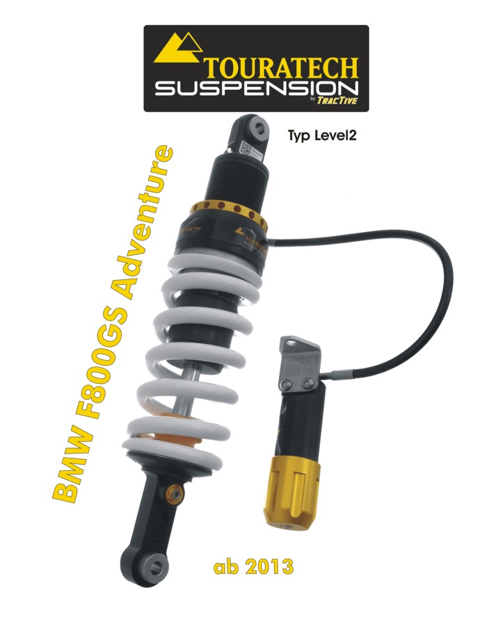 Touratech Suspension Federbein für BMW F800GS Adventure ab 2013 Typ Level2/ExploreHP
