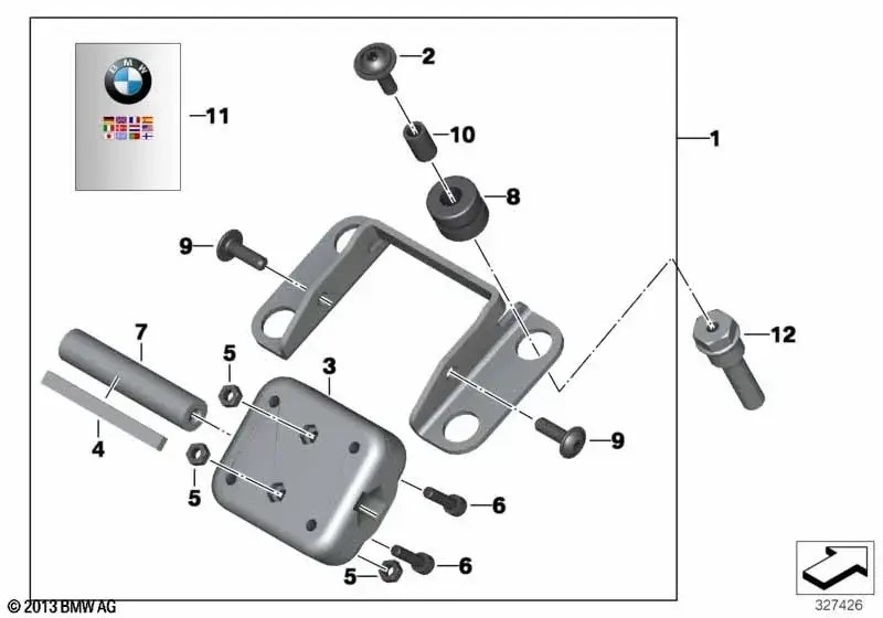 BMW Halter für BMW Motorrad Navigationssysteme