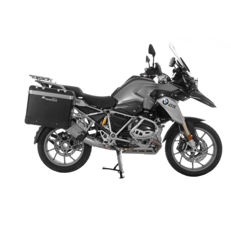 ZEGA Pro Koffersystem And-Black mit Edelstahlträger für BMW R1250GS/Adv. R1200GS -13/ Adv. -14