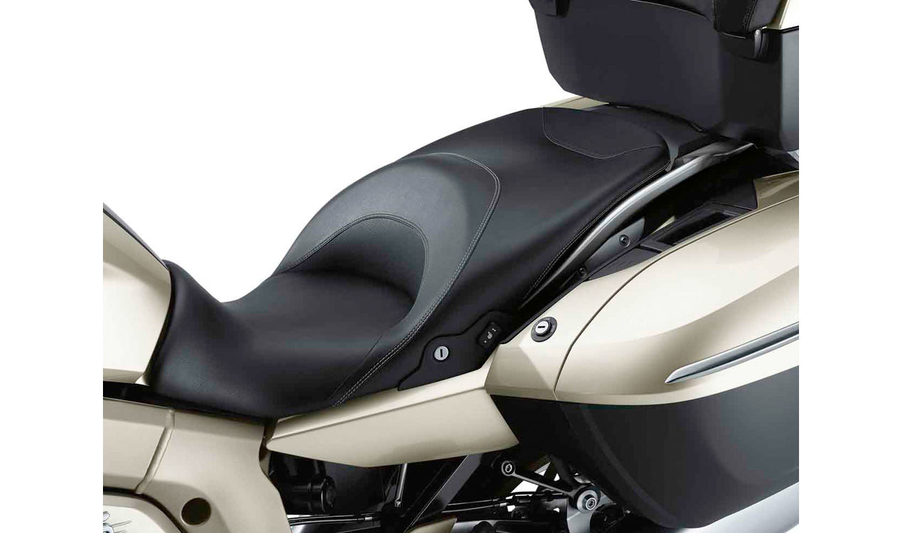BMW Sitzbank einteilig hoch, schwarz (Sitzhöhe: 780mm / Schrittbogenlänge: 1770mm)