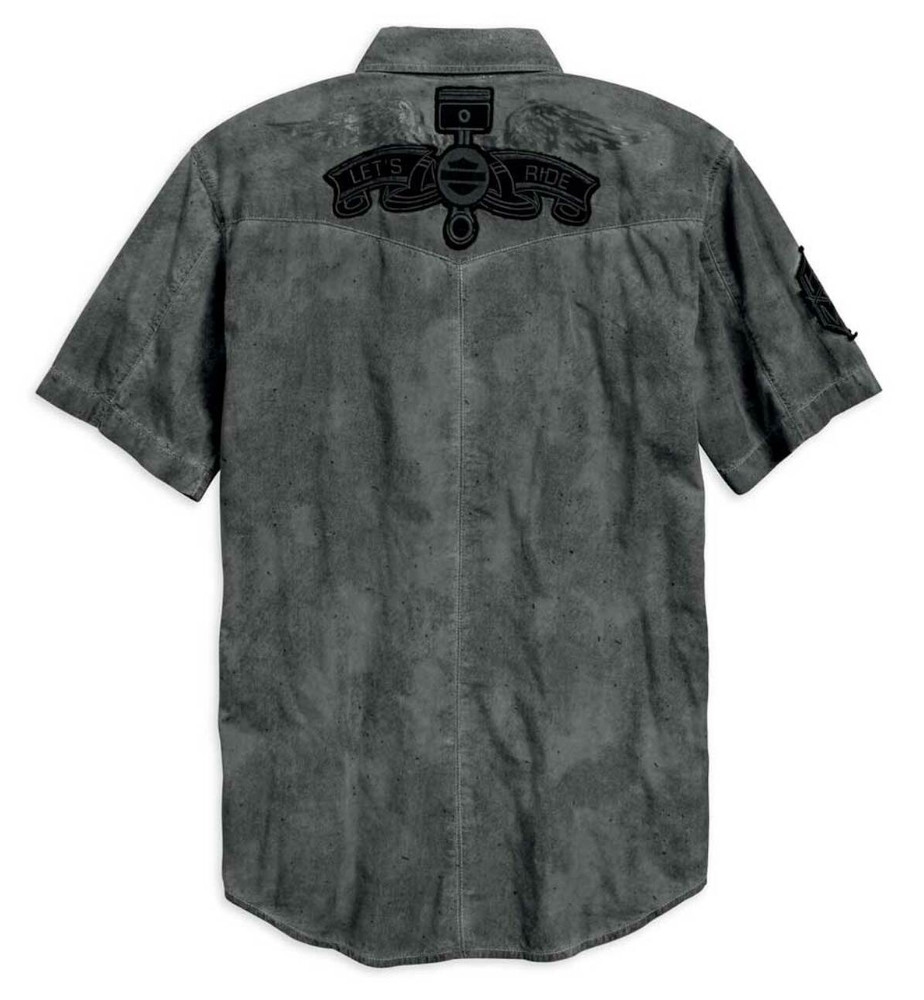 Herren Hemd Kurzarm Let's Ride Nickel | Harley-Davidson