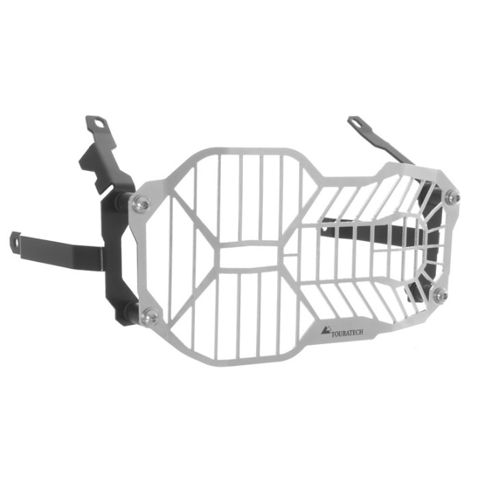 Scheinwerferschutz Edelstahl elektropoliert mit Schnellverschluss für LED Hauptscheinwerfer für BMW