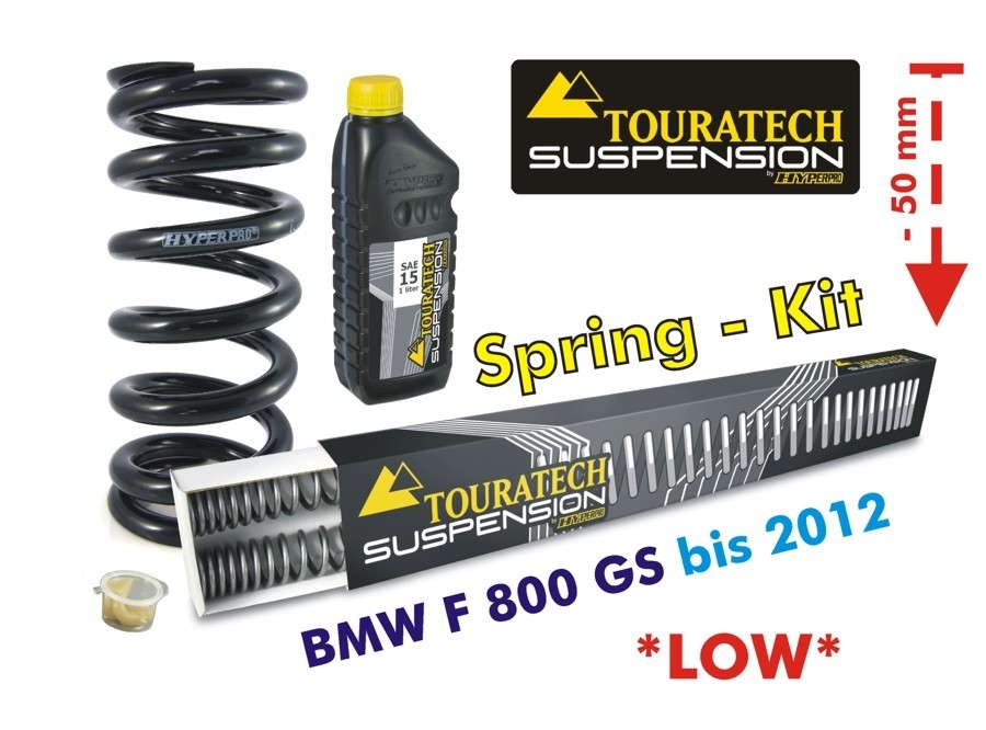 Tieferlegung um 50mm BMW F800GS bis 2012 Austauschfedern*Austauschfedern*