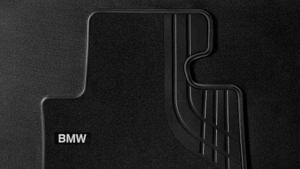 4er F32 F33 Textil Fußmatten schwarz vorne ohne xDrive