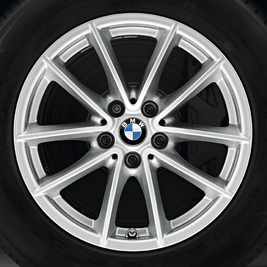 BMW 5er G30 G31 Winter Komplettradsatz V-Speiche Reflexsilber 618