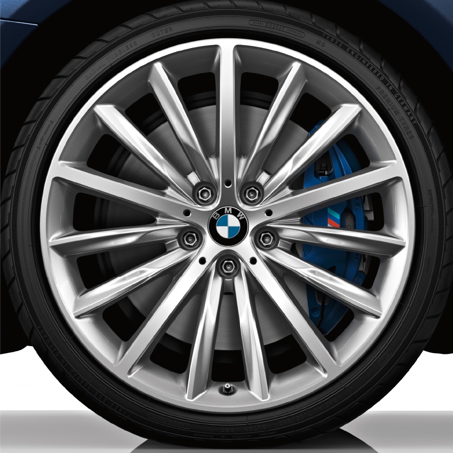BMW 5er G30 G31 Winter Komplettradsatz Vielspeiche Reflexsilber 633 9Jx19