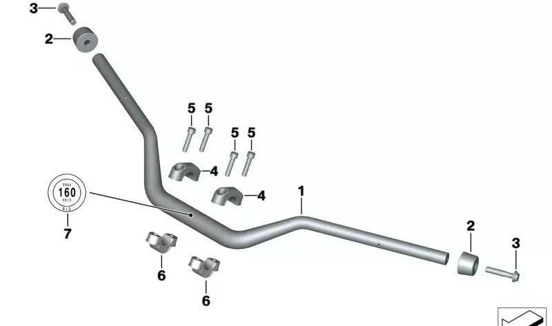 BMW Motorrad Schraube Lenkraderhöhung