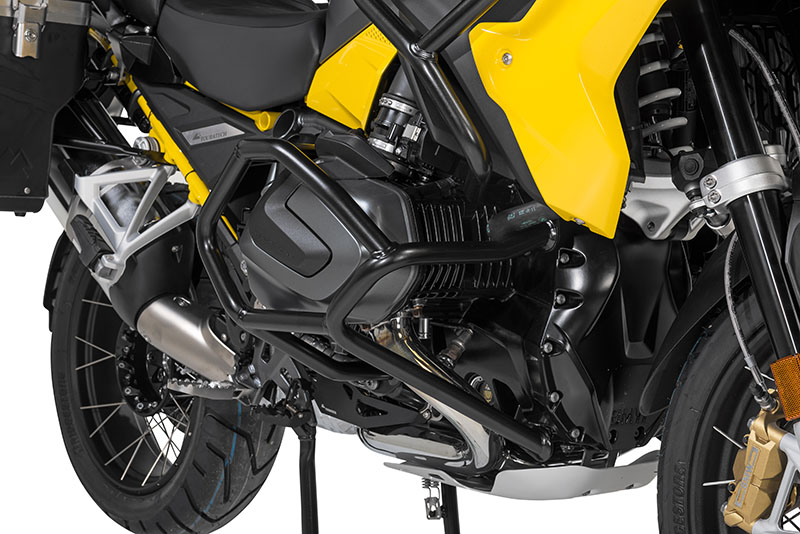 Sturzbügel Edelstahl, schwarz für BMW R1250GS