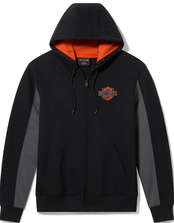 Harley Davidson Essential Full Zip Hoodie für Herren -