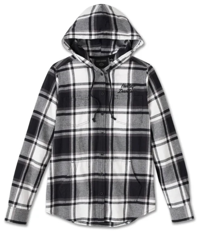 Harley Davidson Street Surplus Flannel Shirt Damen