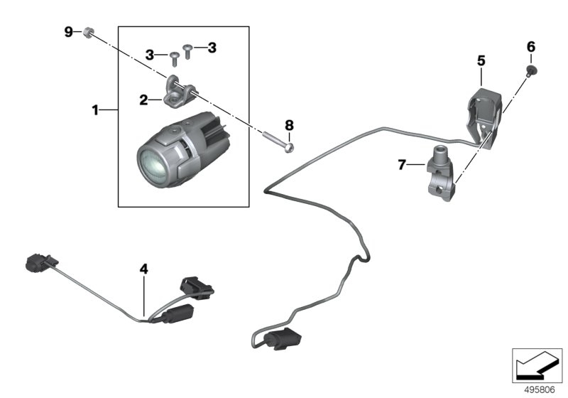 BMW Kabelbaum Zusatzscheinwerfer