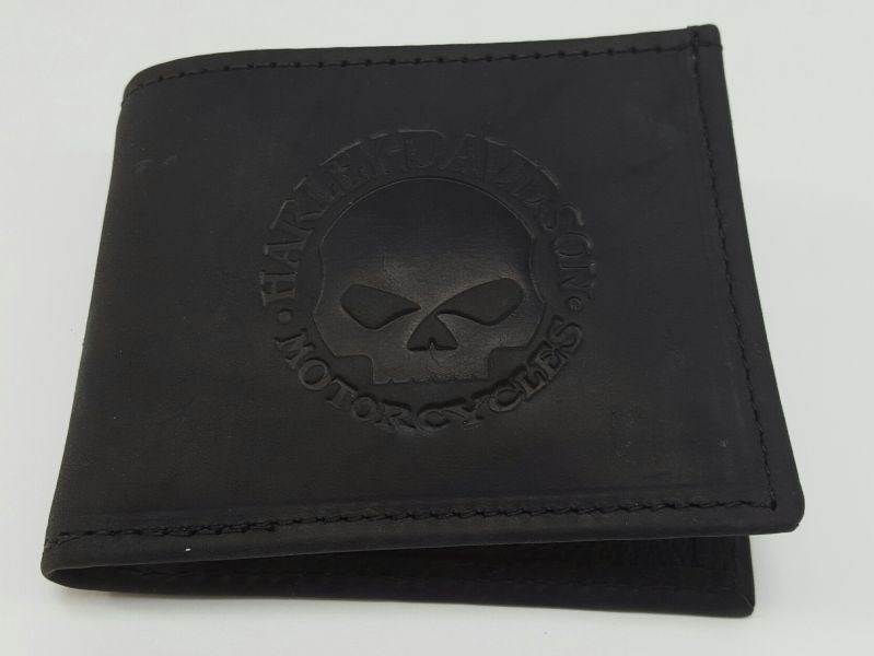 Harley-Davidson Geldbörse Herren Damen Portemonnaie Leder Kleingeld Beutel SALE