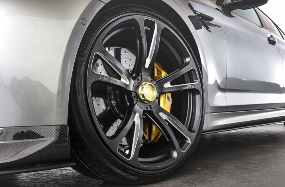 AC Schnitzer 21" Radsatz AC3 Evo geschmiedet anthrazit-silber Gold Michelin für BMW M5-F90 ET22