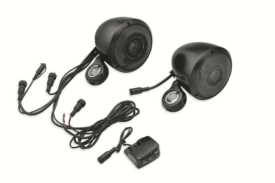 harley davidson boom audio windshield mounted speakers