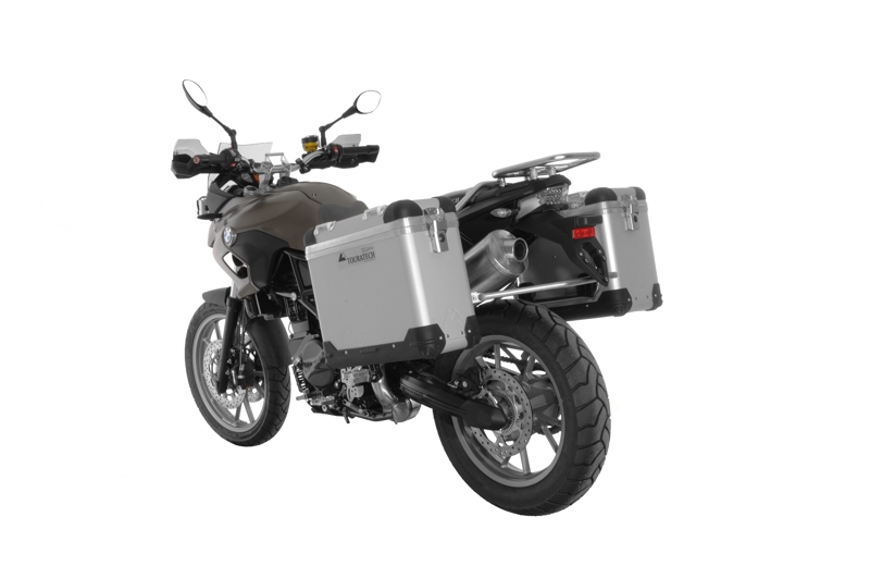 ZEGA Pro Koffersystem And-S 31/38 Liter mit Edelstahlträger für BMW F700GS / F800GS / F650GS (Twin)