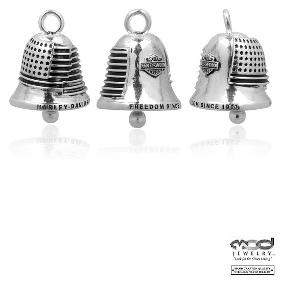 HD Harley Davidson Riding Bell "American Flag"