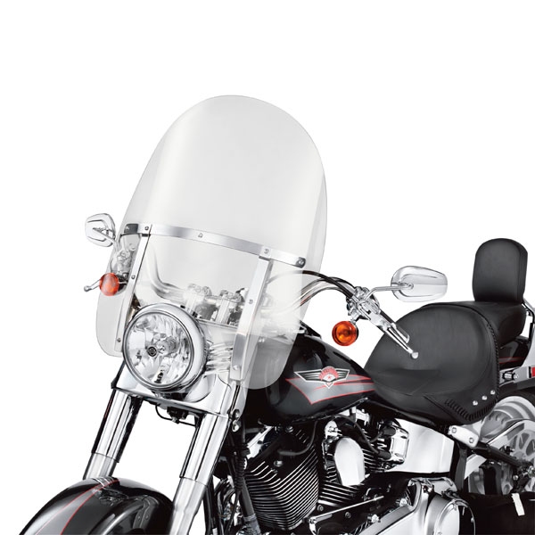 Harley Davidson Detachables King-Size Windschutzscheibe für FL Softail 21 Zoll Klar