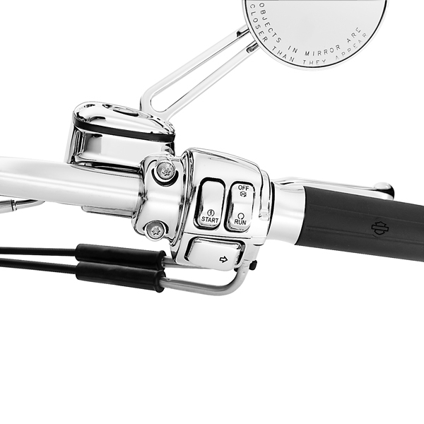 Schwarze Schalterkappen Für Harley Davidson FLHTCU, FLHTK, FLTR 96-13 - Komplett-Set