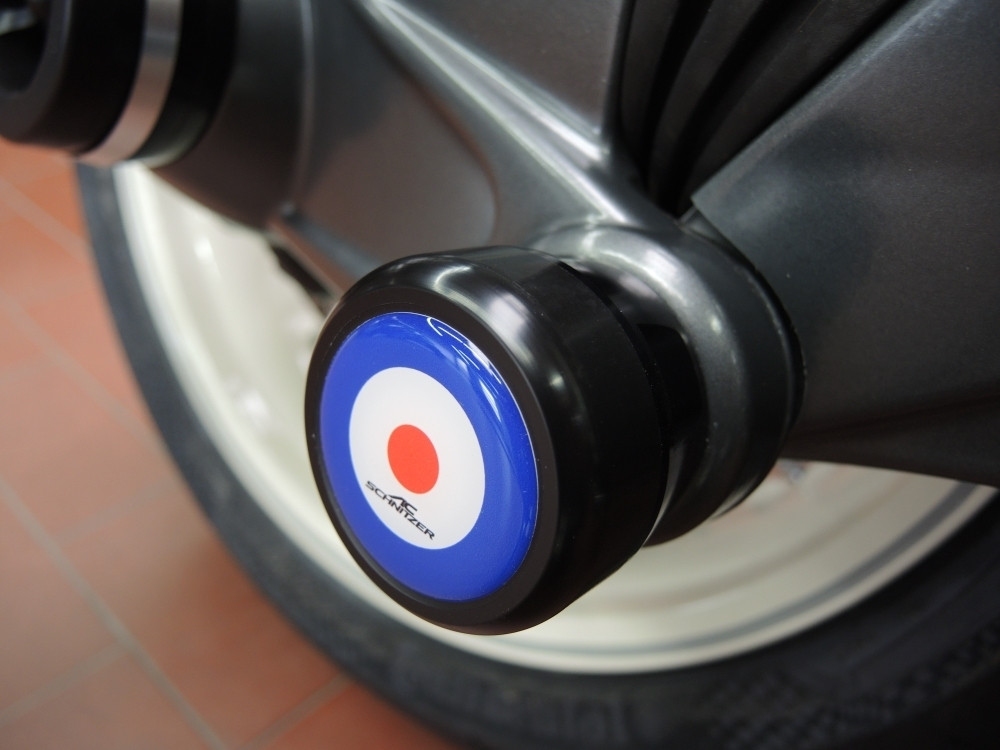 AC Schnitzer Sturzpad Aluminium Nylon Kardan RAF Logo R nineT Pure ab 2021