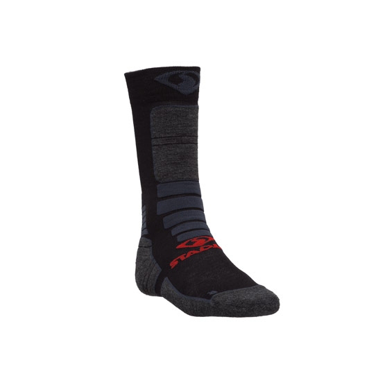 Stadler Motorradsocken Kurz in Schwarz