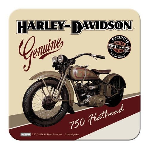 HD Harley Davidson Metal Coaster / Untersetzer 46106