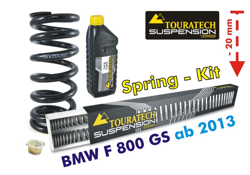 Tieferlegung um 20mm für BMW F800GS / Adventure *ab 2013 **Austauschfedern*