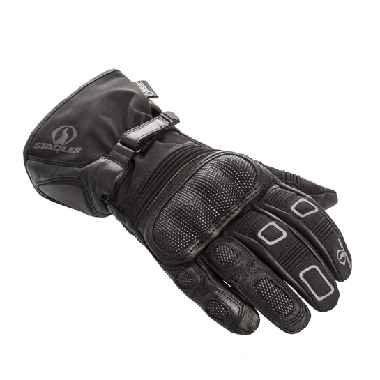 Stadler Motorrad Handschuhe Guard GTX Schwarz