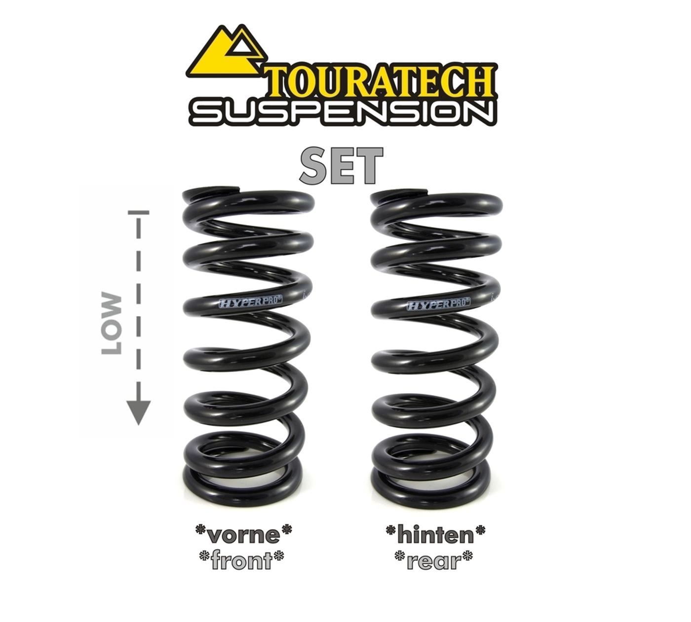 Austauschfedern Tieferlegung -20mm für BMW R1250GS Adventure 2018-2021 „Original Federbeine mit BMW