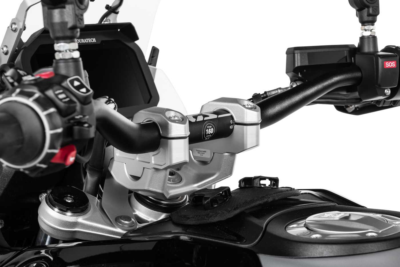 Lenkererhöhung 35mm mit Versatz, Typ 57 BMW R1300GS