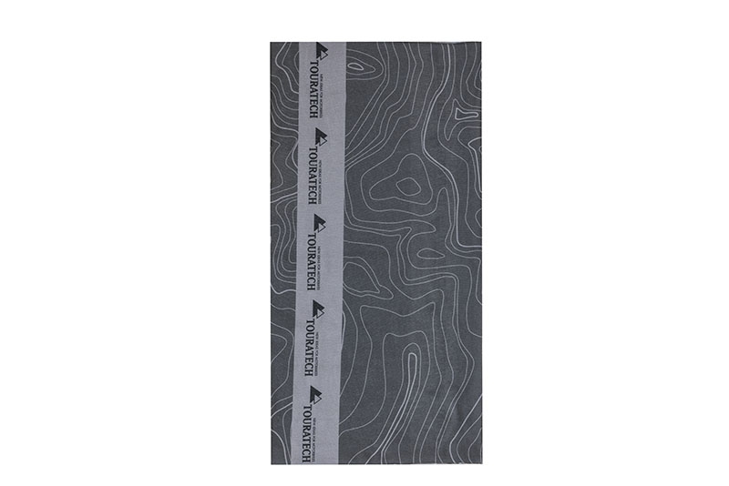 Multifunktionstuch Terrain, grau