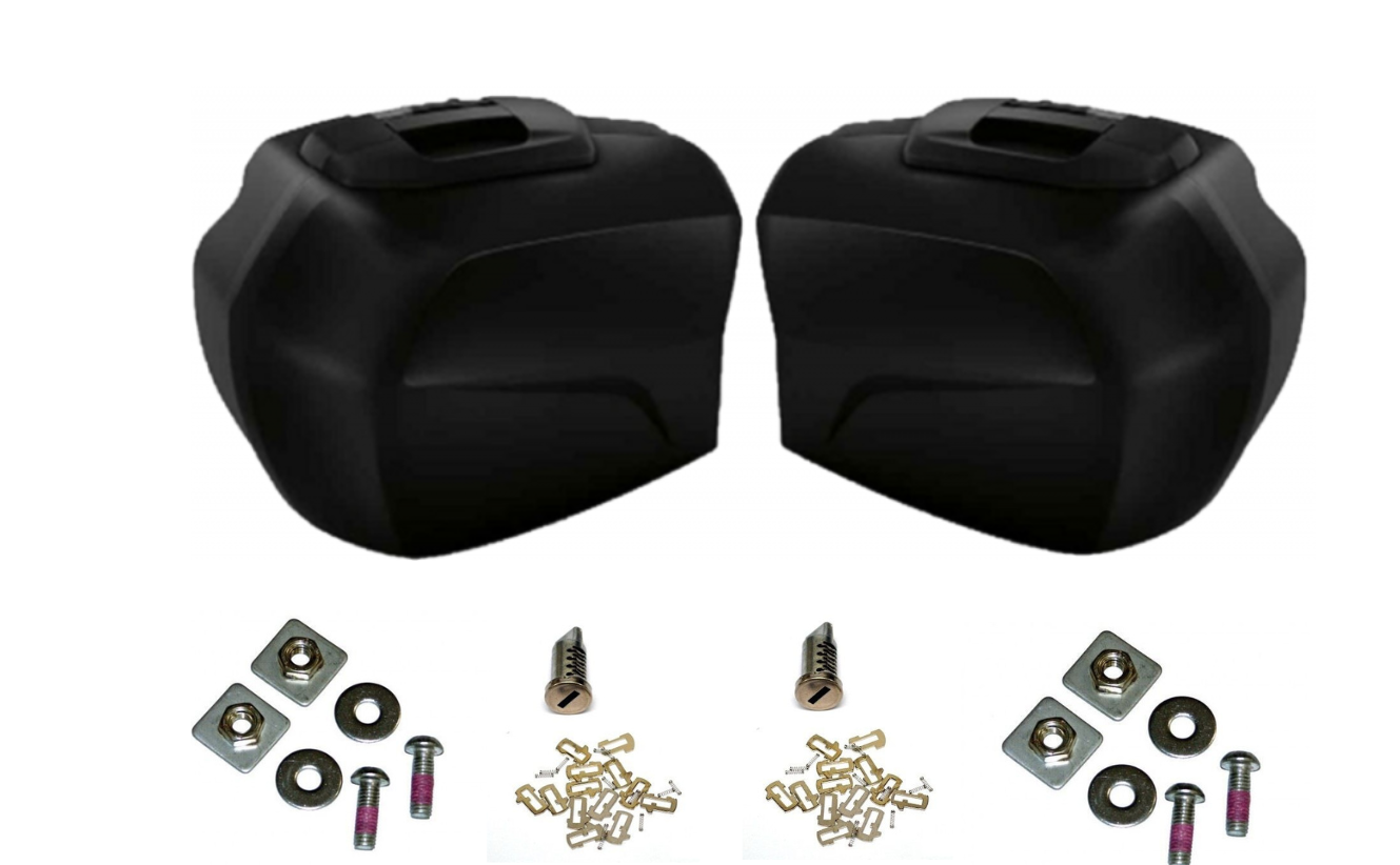 BMW R1200R/RS R1250R/RS Tourenkoffer Set Schwarz
