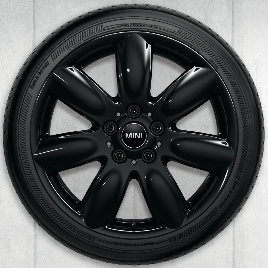 MINI F54 Winter Komplettradsatz Bridge Spoke Schwarz II Uni 528