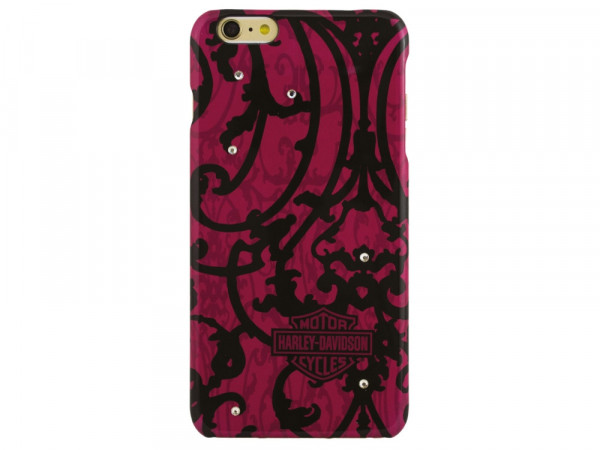 Harley-Davidson Phone Shell - iPhone 6/6S Plus PC Pink / Strass