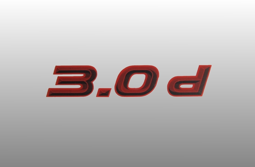 AC Schnitzer Typenbezeichnung Emblem Folie für alle BMW + MINI 3.0d