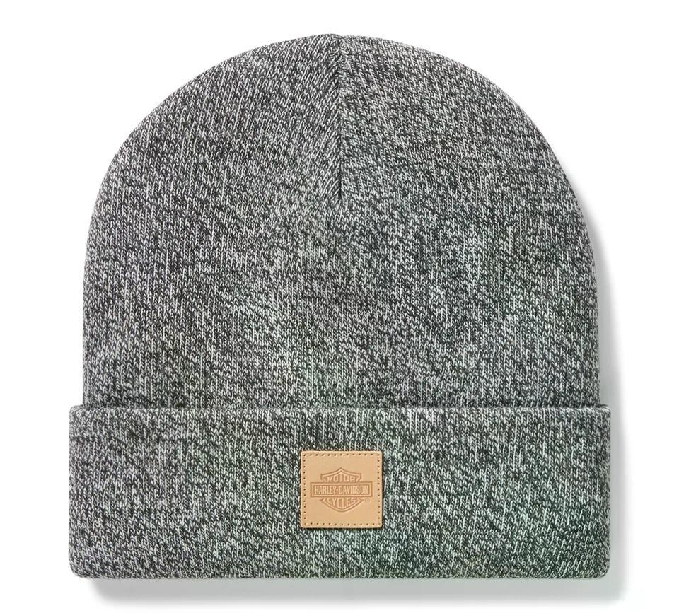Harley Davidson Forever Harley® Leather Patch Beanie