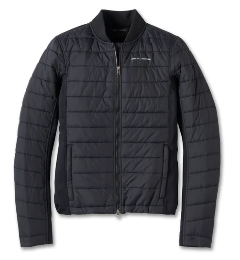 Harley Davidson Damen Fleecejacke Schwarz