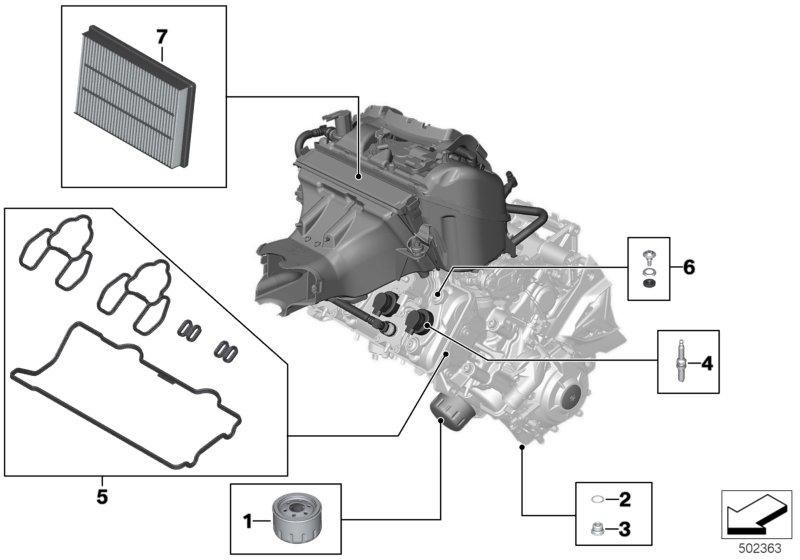 BMW Luftfiltereinsatz S M 1000 R RR XR K63 K66 K67 K69