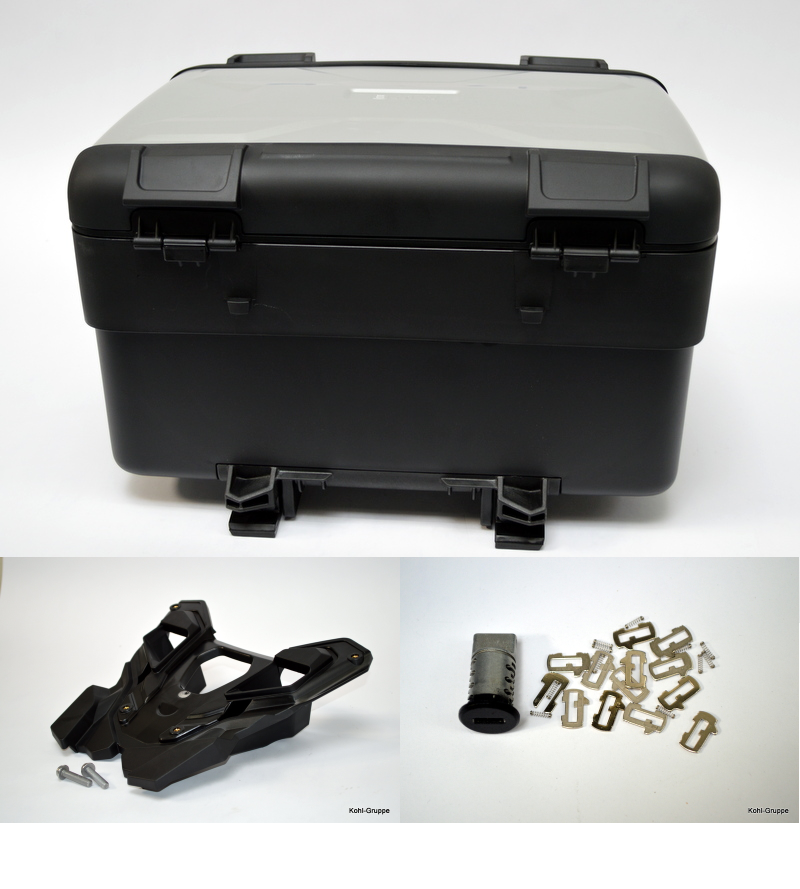 BMW R1200GS R1250GS Variotopcase mit cod. Schließzylinder & Topcaseträger